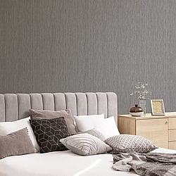 Galerie Wallcoverings Product Code G67686 - Special Fx Wallpaper Collection - Silver Colours - Vertical Textile Design