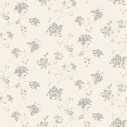 Galerie Wallcoverings Product Code G67865 - Miniatures 2 Wallpaper Collection - Blue Beige Cream Colours - Hydrangea Trail Design