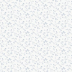 Galerie Wallcoverings Product Code G67920 - Miniatures 2 Wallpaper Collection - Blue White Colours - Small Floral Trail Design