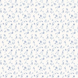 Galerie Wallcoverings Product Code G67932 - Miniatures 2 Wallpaper Collection - Blue White Colours - Small Rose Trail Design