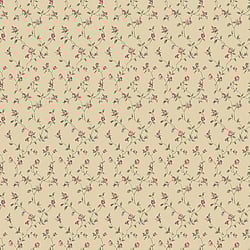 Galerie Wallcoverings Product Code G67934 - Miniatures 2 Wallpaper Collection - Red Cream Green Colours - Small Rose Trail Design