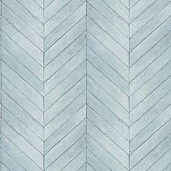Galerie Wallcoverings Product Code G67995 - Organic Textures Wallpaper Collection - Turquoise Colours - Chevron Wood Design