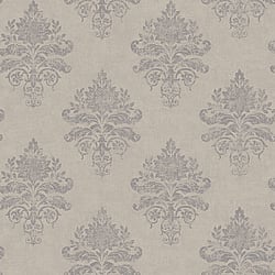 Galerie Wallcoverings Product Code G68669 - Palazzo 2 Wallpaper Collection - Silver Grey Colours - Medallion Damask Design