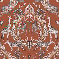 Galerie Wallcoverings Product Code G78312 - Bazaar Wallpaper Collection - Rust Colours - Menagerie Design