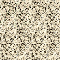 Galerie Wallcoverings Product Code G78335 - Bazaar Wallpaper Collection - Black Light Ochre Colours - Tangier Tile Design