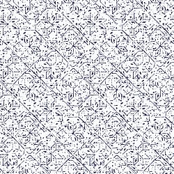 Galerie Wallcoverings Product Code G78337 - Bazaar Wallpaper Collection - Navy Colours - Tangier Tile Design
