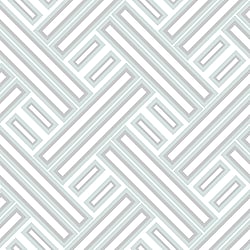 Galerie Wallcoverings Product Code GX37605 - Geometrix Wallpaper Collection - Mint Silver Colours - Geo Rectangular Design