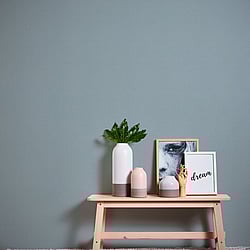 Galerie Wallcoverings Product Code HV41001 - Havana Wallpaper Collection - Blue Colours - Havana Plain Texture Design