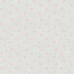 Galerie Wallcoverings Product Code MC61040 - Maison Charme Wallpaper Collection - Cream, Grey, Pink Colours - A delicate vintage design inspired by countryside cottage gardens, set on a subtle diamond background. Uniform clusters of detailed roses is distributed in a repetitive pattern to enhance this paper's playful and cute aesthetic. Add to your scheme if you are after a country twist!  Design