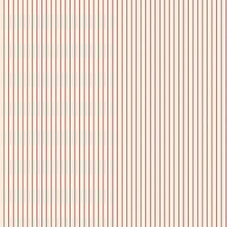 Galerie Wallcoverings Product Code PF38147 - Pretty Prints Wallpaper Collection - Red Colours - Ticking Stripe Design