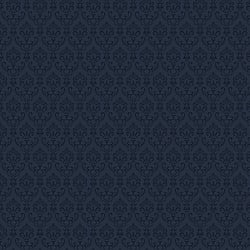 Galerie Wallcoverings Product Code SK34736 - Simply Silks 4 Wallpaper Collection - Navy Colours - Small Damask Design