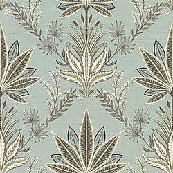 Galerie Wallcoverings Product Code TJ41808 - Mulberry Tree Wallpaper Collection - Blue Colours - Sisal Eden Grasscloth Design