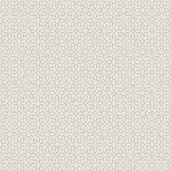 Galerie Wallcoverings Product Code W78185 - Metallic Fx Wallpaper Collection - Silver Colours - Metallic Star Geometric Design