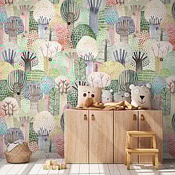 Galerie Wallcoverings Product Code WH45228M - Welcome Home Murals Wallpaper Collection - Multi-coloured Colours - Colourful Fairytale Forest Design