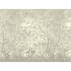 Galerie Wallcoverings Product Code WH45281M - Welcome Home Murals Wallpaper Collection - Beige, Cream, Grey Colours - Mystic Jungle Canopy Design
