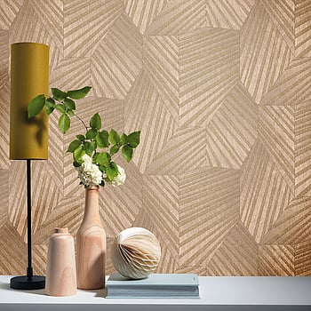 Galerie Wallcoverings Product Code 10152-05 - ELLE Decoration Wallpaper Collection - Blush Pink Gold Colours -  