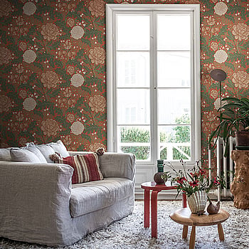 Galerie Wallcoverings Product Code 14004 - Ekbacka Wallpaper Collection - Terracotta Colours -  
