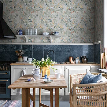 Galerie Wallcoverings Product Code 22005 - Fagring Wallpaper Collection - Blue/green Colours -  
