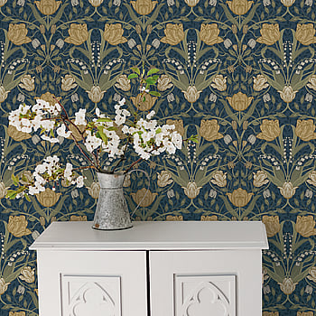 Galerie Wallcoverings Product Code 44106 - Apelviken 2 Wallpaper Collection - Blue Colours -  