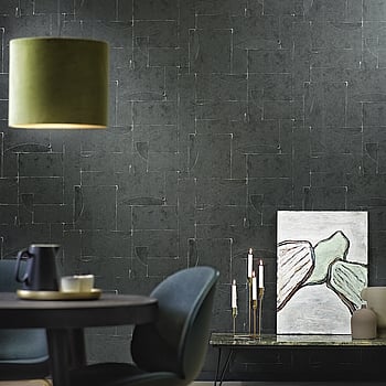 Galerie Wallcoverings Product Code 95043 - Vault Wallpaper Collection - Black Colours -  