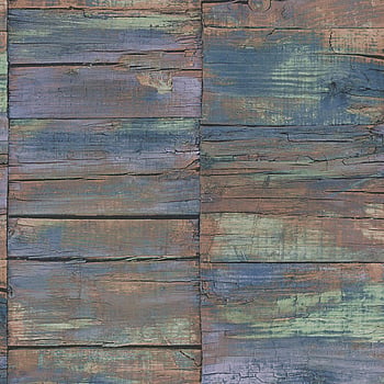 Galerie Wallcoverings Product Code G45342 - Grunge Wallpaper Collection - Blue Brown Green Black Colours -  