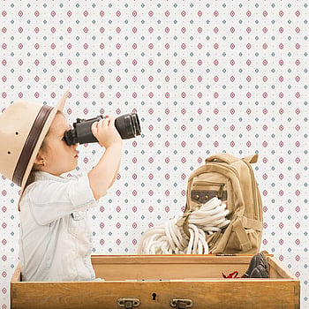 Galerie Wallcoverings Product Code G56529 - Just 4 Kids 2 Wallpaper Collection - Red Blue White Colours -  
