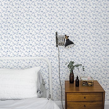 Galerie Wallcoverings Product Code G56647 - Small Prints Wallpaper Collection - Blue White Colours -  