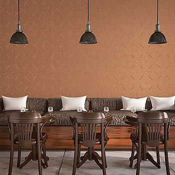 Galerie Wallcoverings Product Code G67724 - Special Fx Wallpaper Collection - Orange Gold Colours -  