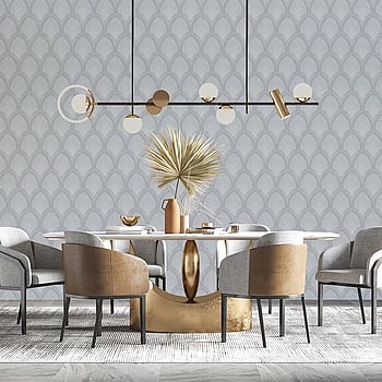 Galerie Wallcoverings Product Code G68086 - Special FX 2 Wallpaper Collection - Silver , White, Grey Colours -  