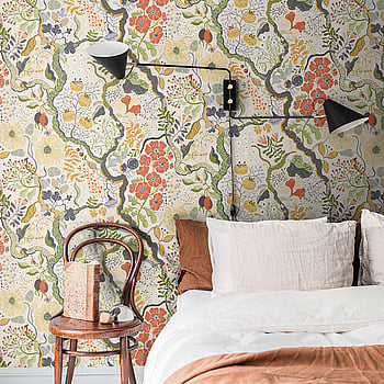 Galerie Wallcoverings Product Code S65102 - Sommarang Wallpaper Collection - Green Multi-coloured Colours -  