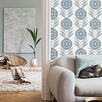 Galerie Wallcoverings Product Code TJ42102 - Mulberry Tree Wallpaper Collection - Silver Colours -  